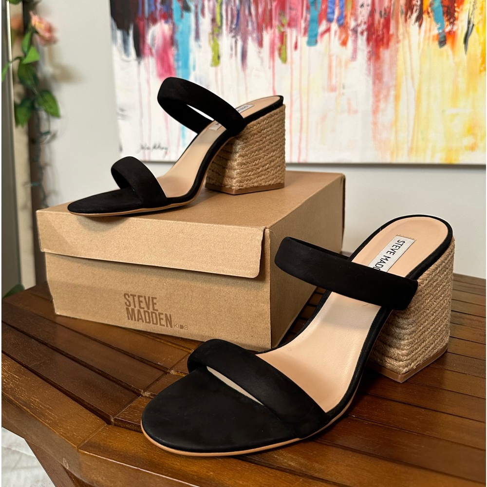 Steve Madden Slide Block Heel Sandals